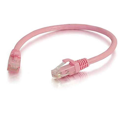 C2G Cat5e Booted Unshielded (UTP) Network Patch Cable - Patch cable - RJ-45 (M) to RJ-45 (M) - 1.5 m - UTP - CAT 5e - molded, snagless, stranded - pink