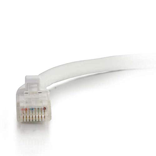 C2G Cat6 Booted Unshielded (UTP) Network Patch Cable - Patch cable - RJ-45 (M) to RJ-45 (M) - 20 m - UTP - CAT 6 - molded, snagless, stranded - white