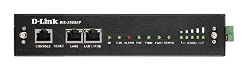 D-Link DIS-2650AP - Radio access point - 2 ports - Wi-Fi 5 - 2.4 GHz, 5 GHz - DC power - wall / DIN rail mountable