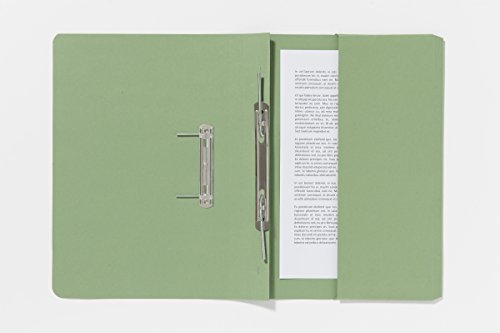 Best Value Exacompta Guildhall Pocket Spiral File, 285 gsm, 355 x 250 mm - Green, Pack of 25