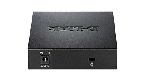 D-Link 5-port 10/100/1000 Gigabit Metal Housing Desktop Switch