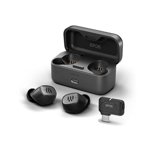 EPOS I SENNHEISER GTW 270 Hybrid - True wireless earphones with mic - in-ear - Bluetooth - grey, black, silver