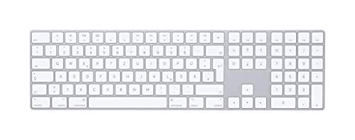 Apple Magic Keyboard with Numeric Keypad - Keyboard - Bluetooth - QWERTZ - Swiss - silver - for 10.2-inch iPad, 10.5-inch iPad Air, 10.9-inch iPad Air, iPad mini 5, iPhone 11, 12, SE, XR
