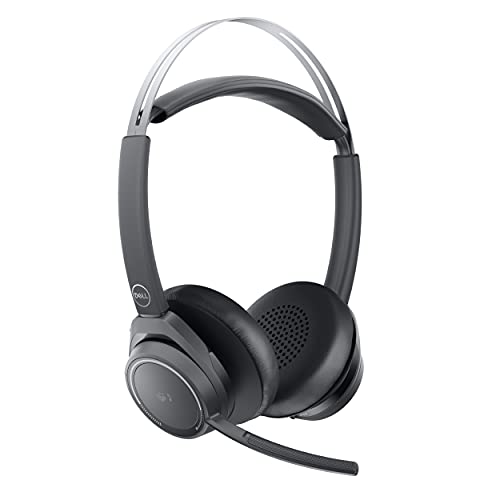 Dell Premier Wireless ANC Headset WL7022 - Headset - Bluetooth - wireless - active noise cancelling - USB-A via Bluetooth adapter - Zoom Certified, Certified for Microsoft Teams