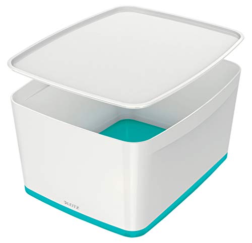 Leitz Mybox Large With Lid Wow White Ice Blue Dd