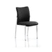 Academy Visitor Chair Black Fabric Back Without Arms BR000004