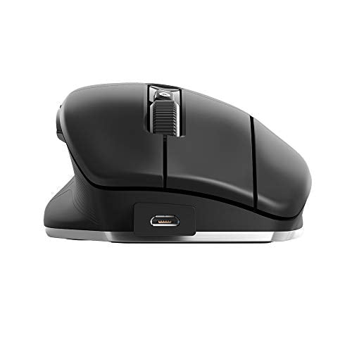 3Dconnexion CadMouse Pro Wireless Left - Mouse - ergonomic - left-handed - 7 buttons - wireless - Bluetooth, 2.4 GHz - USB wireless receiver