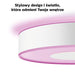Philips Hue White and Color Ambiance Xamento M - Ceiling lamp - LED - 33.5 W - class G - warm to cool white light - 2000-6500 K - white