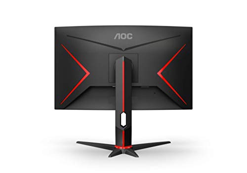 AOC Gaming C24G2U/BK - LED monitor - 24" (23.8" viewable) - 1920 x 1080 Full HD (1080p) @ 144 Hz - VA - 250 cd/m - 1000:1 - 1 ms - 2xHDMI, VGA, DisplayPort - speakers - black