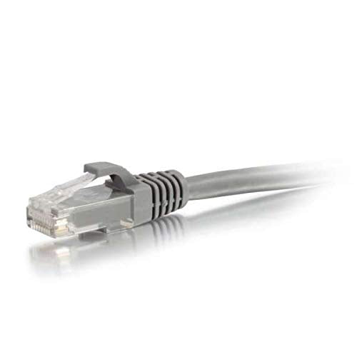 C2G Cat5e Booted Unshielded (UTP) Network Patch Cable - Patch cable - RJ-45 (M) to RJ-45 (M) - 3 m - UTP - CAT 5e - molded, snagless, stranded - grey