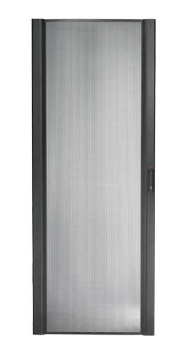 NetShelter SX 48U 750mm Wide Perforated Curved Door Black*** SPECIAL DELIVERY - SHIPS DIRECT FROM VENDOR - INFORMATION REQUIRED - CALL SALES FOR COST**