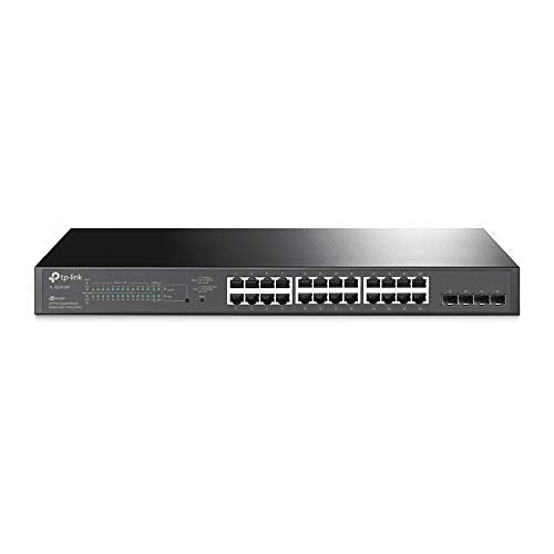 TP-Link JetStream TL-SG2428P - Switch - smart - 24 x 10/100/1000 (PoE+) + 4 x SFP - rack-mountable - PoE+ (250 W)
