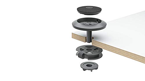 Logitech Mic Pod Mount Table and Ceiling Mount for Rally Mic Pod - Bracket - for microphone - white - ceiling mountable - for Rally Mic Pod