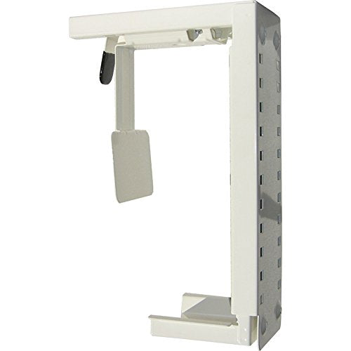 NewStar Under Desk & On-Wall PC Mount (Suitable PC Dimensions -  Height: 30-53 cm / Width: 8-22 cm) - White - System unit holder - under-desk mountable - white