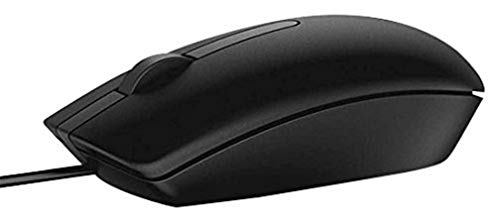 Dell MS116 - Mouse - optical - 2 buttons - wired - USB - black - retail - for Inspiron 17R 57XX, 17R 7720, Latitude D630, OptiPlex 50XX, 5250, 90XX, XPS One 27XX
