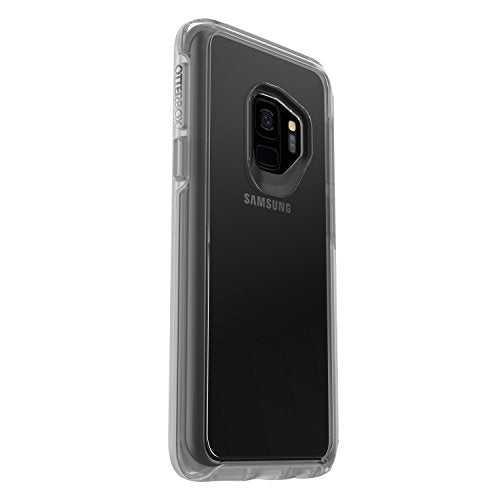 OtterBox Symmetry Series Clear - Back cover for mobile phone - polycarbonate, synthetic rubber - clear - for Samsung Galaxy S9