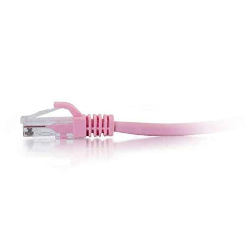 C2G Cat6 Booted Unshielded (UTP) Network Patch Cable - Patch cable - RJ-45 (M) to RJ-45 (M) - 3 m - UTP - CAT 6 - molded, snagless, stranded - pink