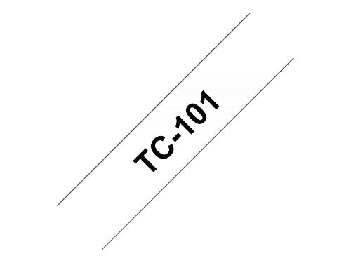 Brother - Black, transparent - Roll (1.2cm x 7.7m) 1 pcs. printer tape - for P-Touch PT-15, PT-20, PT-2000, PT-3000, PT-500, PT-5000, PT-6, PT-8, PT-8E