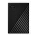 WD My Passport WDBPKJ0040BBK - Hard drive - encrypted - 4 TB - external (portable) - USB 3.2 Gen 1 - 256-bit AES - black