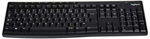 Logitech Wireless Keyboard K270 - Keyboard - wireless - 2.4 GHz - French