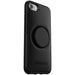 OtterBox Otter + Pop Symmetry Series - Back cover for mobile phone - polycarbonate, synthetic rubber - black - for Apple iPhone 7, 8, SE (2nd generation)