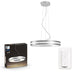 Philips Hue White ambiance Being - Pendant lamp - LED - 25 W (equivalent 204 W) - warm white to cool natural light - 2200-6500 K - aluminium