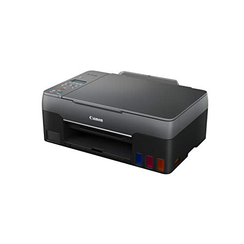 Canon PIXMA G3560 MegaTank Printer, Print/Copy/Scan Up to 4800 x 1200 dpi,10.8 ipm(mono), approx. 6 ipm (Colour), Borderless Printing. Cartridges  GI-51. Yield Black: 6,000 pages. Colour: 7,700 pages. Windows, Mac OS, USB WiFi EEE802.11 b/g/n/a.