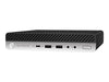 HP EliteDesk 800 G5 - Mini desktop - Core i5 9500 / 3 GHz - vPro - RAM 8 GB - SSD 256 GB - NVMe, TLC - UHD Graphics 630 - GigE - WLAN: Bluetooth 5.0, 802.11a/b/g/n/ac/ax - Win 10 Pro 64-bit - monitor: none - keyboard: UK