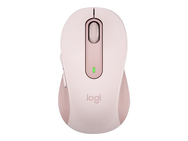 Logitech Signature M650 RF Wireless Bluetooth Optical 5 Buttons 2000 DPI Mouse Rose Pink