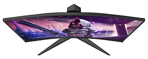 AOC Gaming C24G2U/BK - LED monitor - 24" (23.8" viewable) - 1920 x 1080 Full HD (1080p) @ 144 Hz - VA - 250 cd/m - 1000:1 - 1 ms - 2xHDMI, VGA, DisplayPort - speakers - black