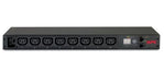 APC Metered Rack PDU AP7821B - Power distribution unit (rack-mountable) - AC 100-240 V - Ethernet 10/100 - input: IEC 60320 C20 - output connectors: 8 (IEC 60320 C13) - 1U - 2.5 m - for P/N: SCL400RMJ1U, SCL500RMI1UC, SCL500RMI1UNC, SMTL1000RMI2UC, SMTL750RMI2UC, SMX750C
