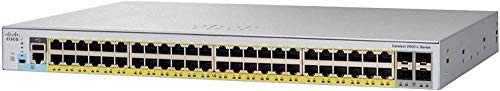 Cisco Catalyst 1000-48FP-4X-L - Switch - Managed - 48 x 10/100/1000 (PoE+) + 4 x 10 Gigabit SFP+ (uplink) - rack-mountable - PoE+ (740 W)