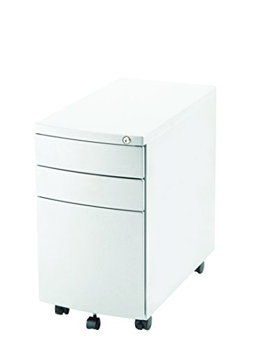 Impulse 800 x 600mm Straight Desk Walnut Top White Cantilever Leg MI002890