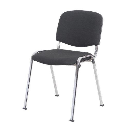 Best Value Easy-stacking Conference Chairs - Pack of 4 - Black