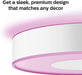 Philips Hue White and Color Ambiance Infuse L - Ceiling lamp - LED - 52.5 W - 2000-6500 K - white