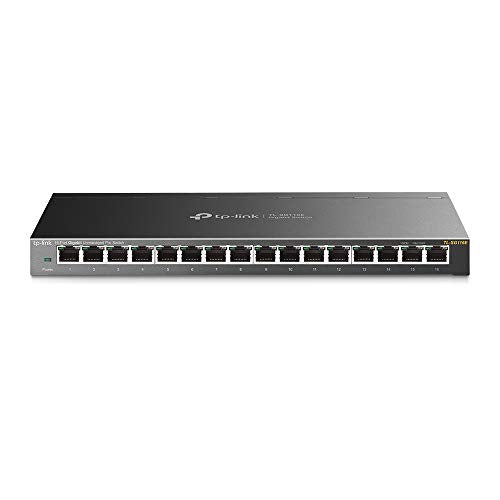 TP-Link TL-SG116E Unmanaged Pro - Switch - unmanaged - 16 x 10/100/1000 - desktop
