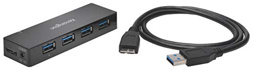 Kensington UH4000C - Hub - 4 x SuperSpeed USB 3.0 - desktop