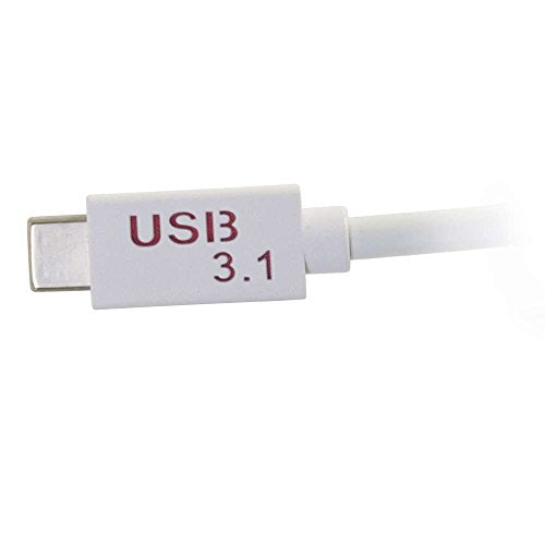C2G USB 3.1 USB C to HDMI Audio/Video Adapter - USB Type C to HDMI White - External video adapter - USB 3.1 - HDMI - white