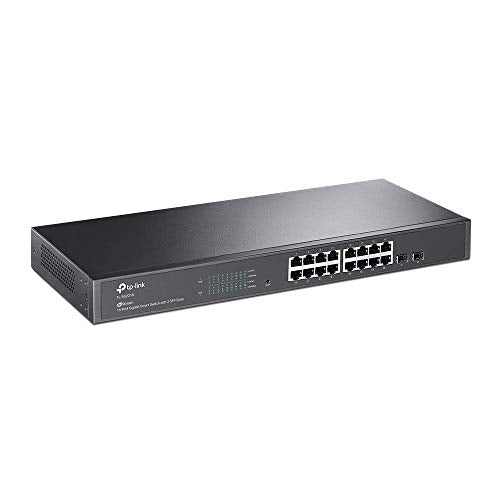 TP-Link JetStream TL-SG2218 - V1 - switch - smart - 16 x 10/100/1000 + 2 x SFP - rack-mountable
