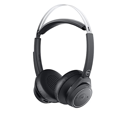 Dell Premier Wireless ANC Headset WL7022 - Headset - Bluetooth - wireless - active noise cancelling - USB-A via Bluetooth adapter - Zoom Certified, Certified for Microsoft Teams