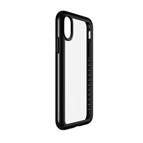 Speck Presidio Show Clear Black iPhone X Phone Case IMPACTIUM Shock Barrier Dust Resistant Scratch Resistant Shock Resistant