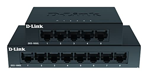 D-Link DGS 105GL - Switch - unmanaged - 5 x 10/100/1000 - desktop