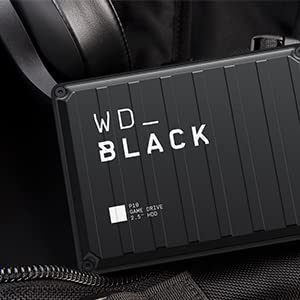 WD_BLACK P10 Game Drive WDBA2W0020BBK - Hard drive - 2 TB - external (portable) - USB 3.2 Gen 1 - black