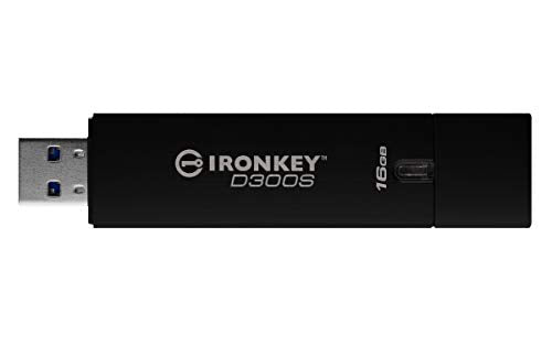 IronKey D300S - USB flash drive - encrypted - 16 GB - USB 3.1 Gen 1 - FIPS 140-2 Level 3