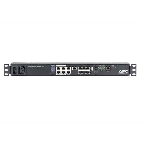 APC NetBotz Rack Monitor 250 - Environment monitoring device - 100Mb LAN - rack-mountable - for P/N: SCL500RMI1UC, SCL500RMI1UNC, SMTL1000RMI2UC, SMTL750RMI2UC, SMX1500RM2UCNC