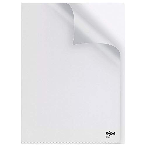 Best Value Rexel Nyrex Cut Back Folders Clear A4 (25 Pack)