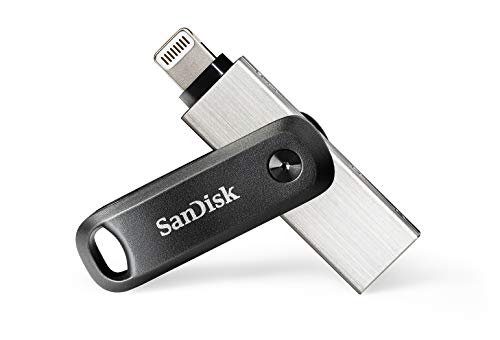 SanDisk iXpand Go - USB flash drive - 64 GB - USB 3.0 / Lightning - for Apple iPad/iPhone (Lightning)