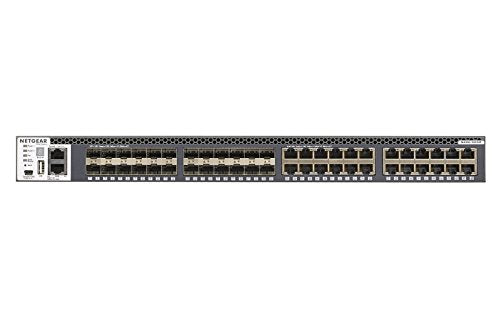 NETGEAR M4300-24X24F - Switch - L3 - Managed - 24 x 10/100/1000/10000 + 24 x 10 Gigabit SFP+ - front to back airflow - rack-mountable