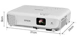 Epson EB-E01 - 3LCD projector - portable - 3300 lumens (white) - 3300 lumens (colour) - XGA (1024 x 768) - 4:3