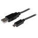 Best Value StarTech.com USBAUB2MBK 2 m Mobile Charge Sync USB to Slim Micro USB Cable, Smartphones and Tablets, A to Micro B M/M, Thin Micro USB Charging Cable